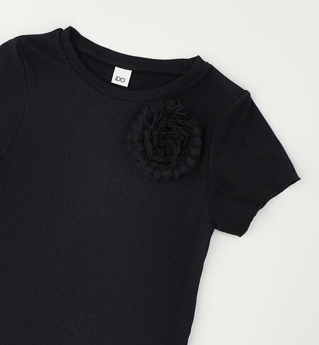 Maglietta ragazza iDO NERO-0658