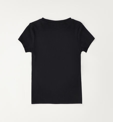 Maglietta ragazza iDO NERO-0658