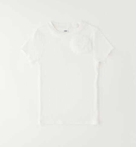 iDO girls' T-shirt CREAM