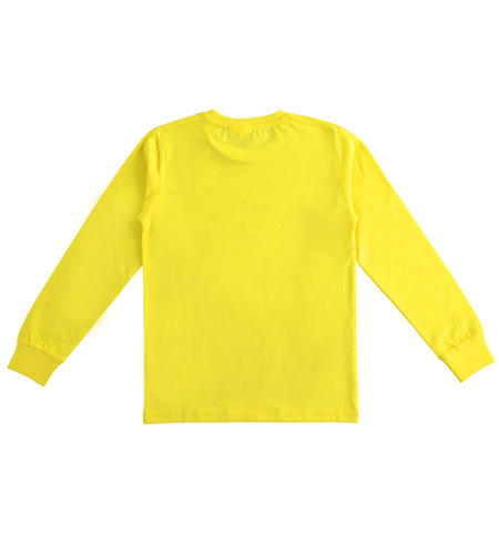 Boy crewneck t-shirt  from 8 to 16 years by iDO GIALLO-1444