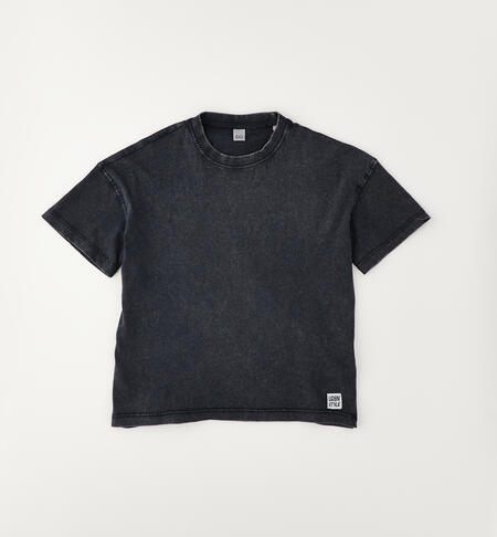 Oversized T-shirt for boys BLACK