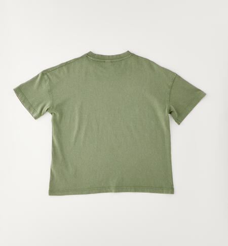 Oversized T-shirt for boys VERDE SALVIA-5454
