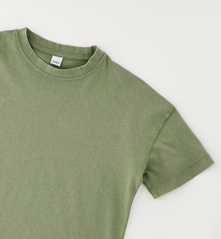 Oversized T-shirt for boys VERDE SALVIA-5454