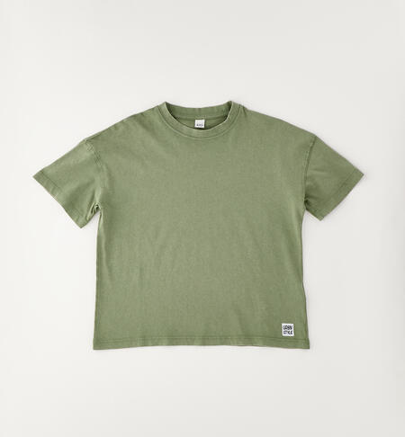 Oversized T-shirt for boys VERDE SALVIA-5454