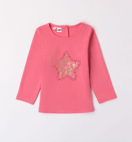 iDO star T-shirt for girls aged 9 months to 8 years FRAGOLA-2327