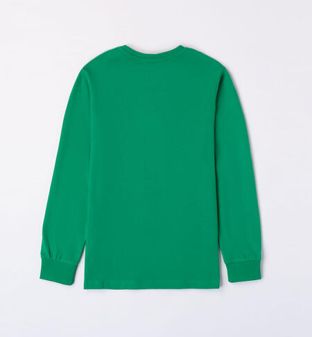 iDO green T-shirt for boys from 8 to 16 years VERDE-5156