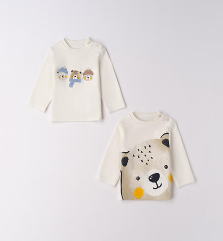 Baby boy T-shirt  CREAM