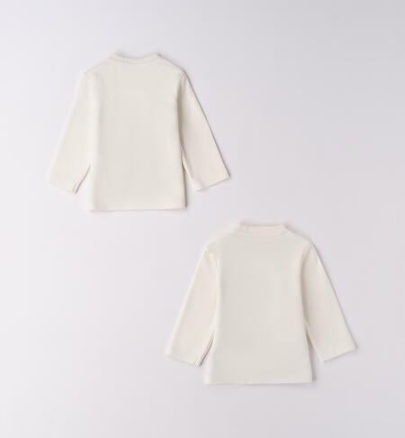 Magliette bimbo neonato PANNA-0112