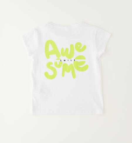 Girls' T-shirt BIANCO-0113