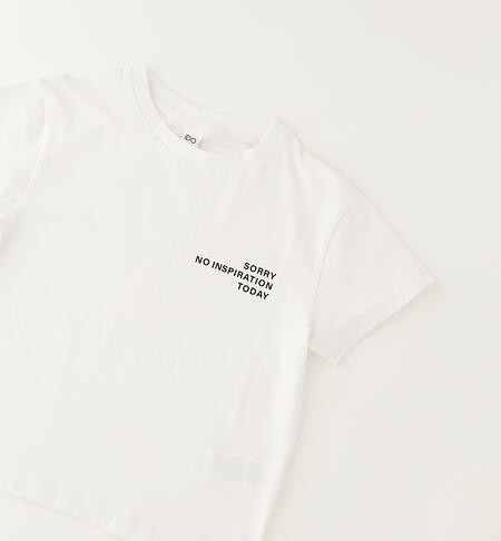 Magliettina per ragazza BIANCO-0113