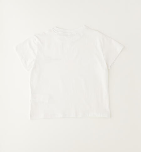 Magliettina per ragazza BIANCO-0113