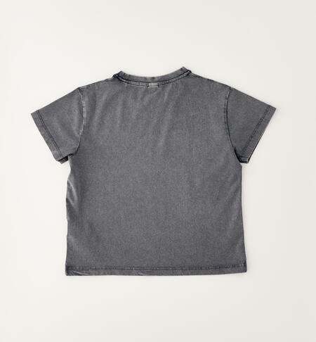 Magliettina per ragazza GRIGIO SCURO-0564