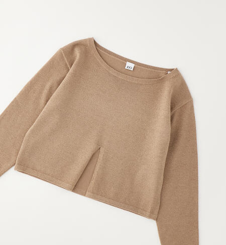 Magliocino per ragazza iDO NOCCIOLA-0937