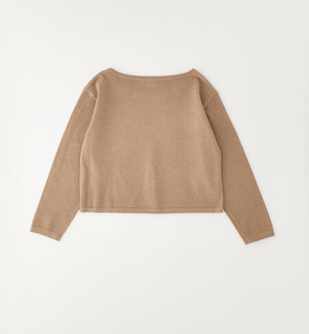 Magliocino per ragazza iDO NOCCIOLA-0937