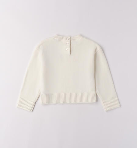 Girl's jumper with hearts PANNA-0112