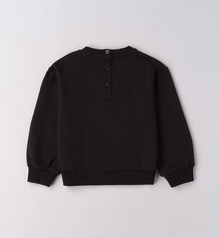 Maglioncino bambina con fiocco NERO-0658