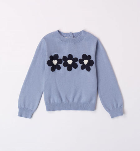 iDO jumper with small flowers for girls aged 9 months to 8 years AVION-3621