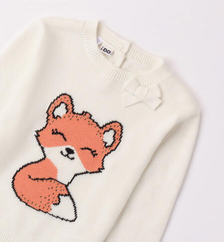 iDO fox jumper for girls from 9 months to 8 years PANNA-0112
