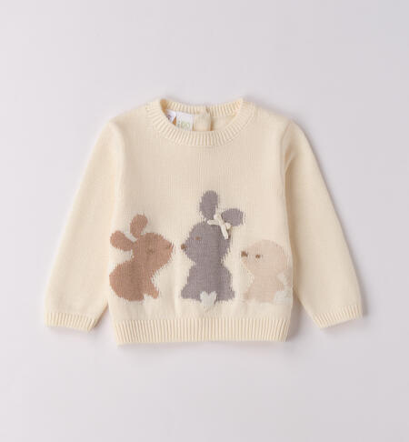 iDO newborn girl jumper LATTE-0115