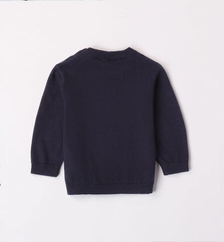 Maglioncino per bimbo in tricot da 1 a 24 mesi iDO NAVY-3885