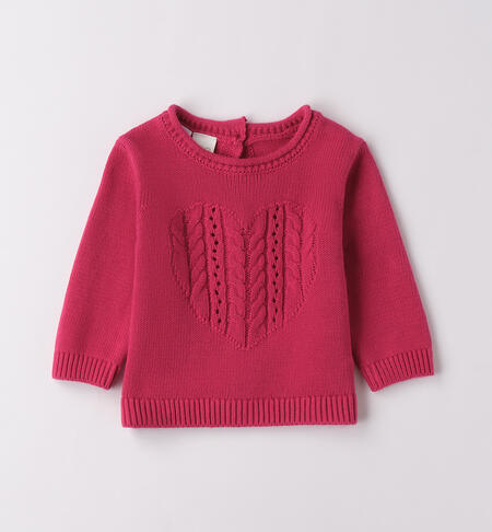 Maglioncino per neonata ROSSO