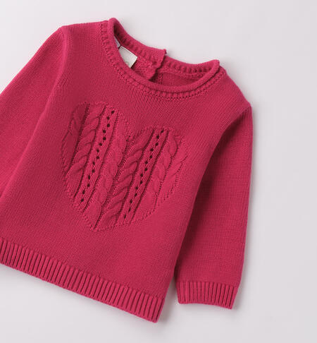 Maglioncino per neonata MAGENTA-2681