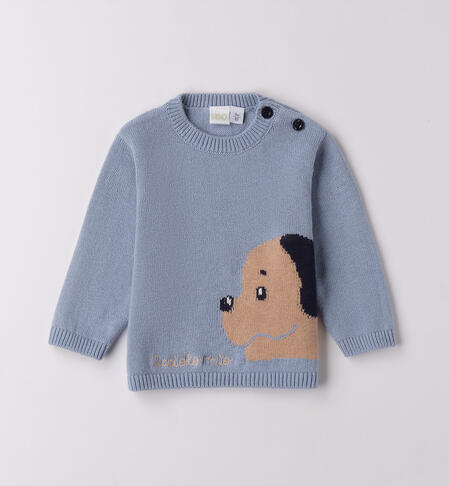 Maglioncino per neonato AZZURRO-3814