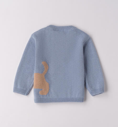 Maglioncino per neonato AZZURRO-3814