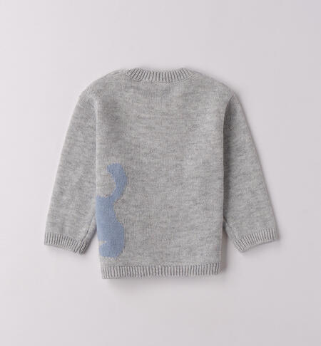 Maglioncino per neonato GRIGIO MELANGE-8992