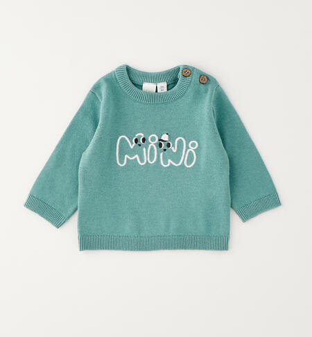 Maglioncino per neonato LIGHT GREEN-4234