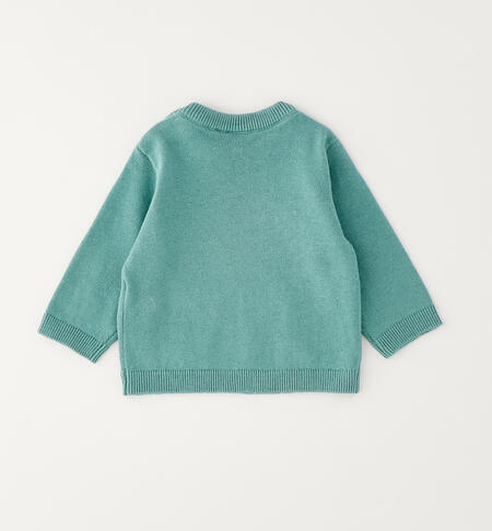 Maglioncino per neonato LIGHT GREEN-4234