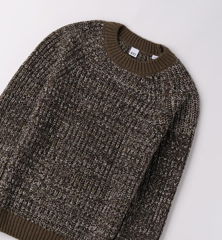 Maglioncino per ragazzo  VERDE MILITARE-5557