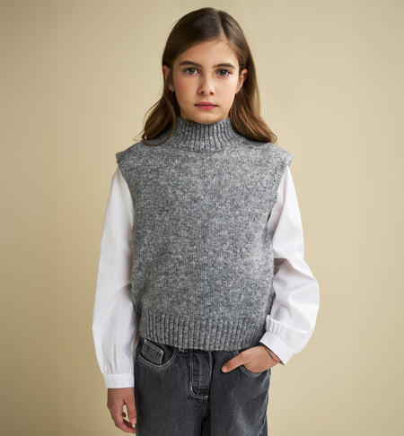 Maglioncino ragazza GRIGIO