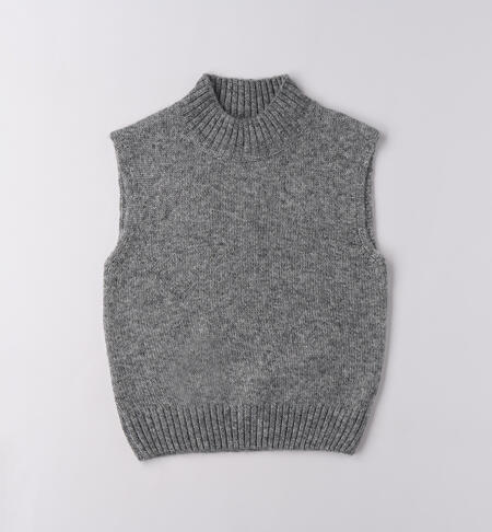 Maglioncino ragazza GRIGIO MELANGE-8970