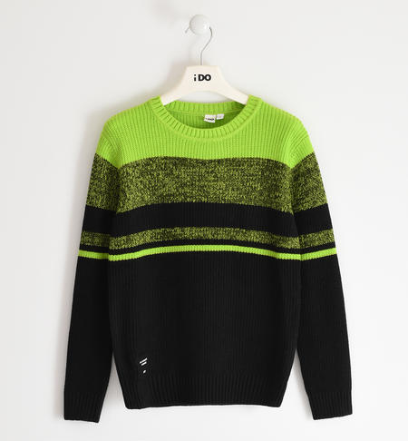 Striped boy sweater  from 8 to 16 years by iDO VERDE-5132