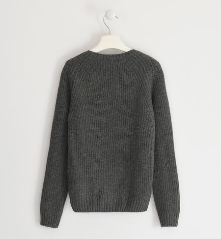Maglioncino ragazzo in tricot - da 8 a 16 anni iDO BROWN MELANGE-8964