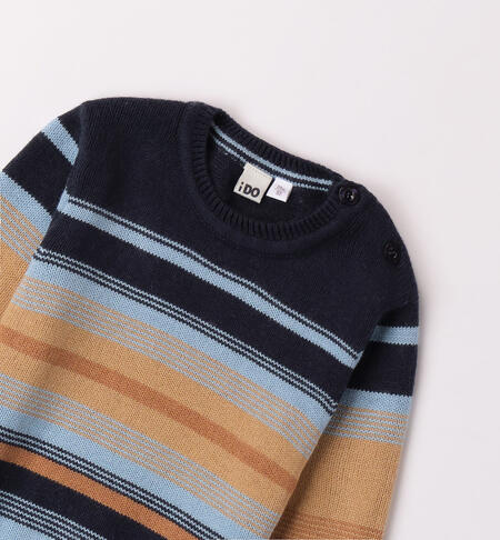 iDO striped jumper for boys aged 9 months to 8 years NAVY-3885