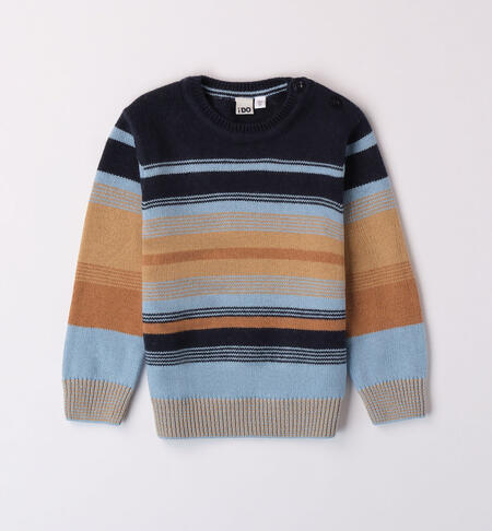 iDO striped jumper for boys aged 9 months to 8 years NAVY-3885