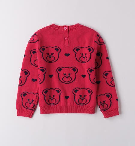 Maglione bambina con orsetti FRAGOLA-2365