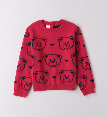 Maglione bambina con orsetti FRAGOLA-2365