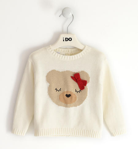 Little girls sweater with embroidery from 9 months to 8 years iDO PANNA-0112