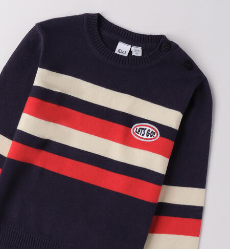 Maglione bambino a righe NAVY-3885