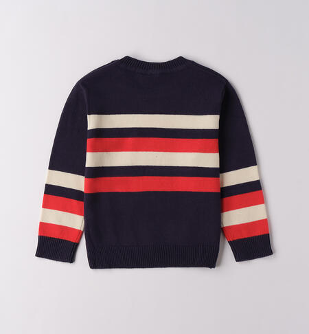 Maglione bambino a righe NAVY-3885