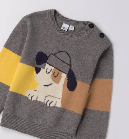Maglione bambino iDO GRIGIO MELANGE-8970