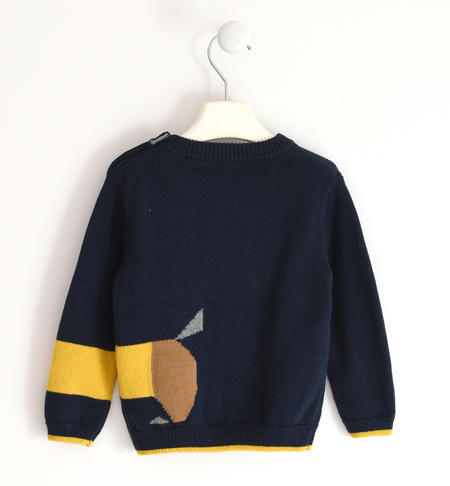 Winter sweater for boys from 9 months to 8 years iDO NAVY-3885