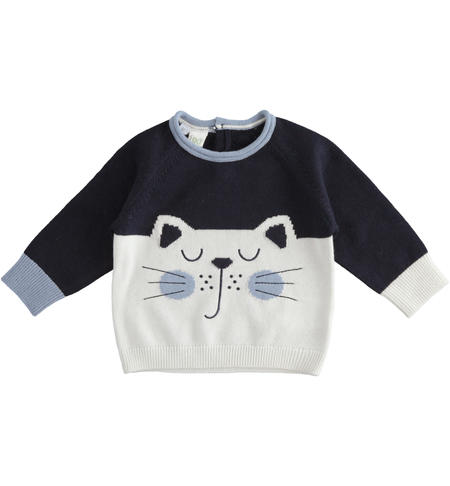 Maglione bimbo in tricot - da 1 a 24 mesi iDO NAVY-3885