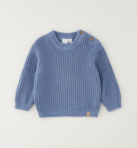 Maglione bimbo neonato AZZURRO