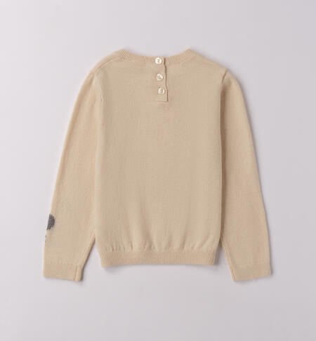 Maglione da bambina ECRU'-0154
