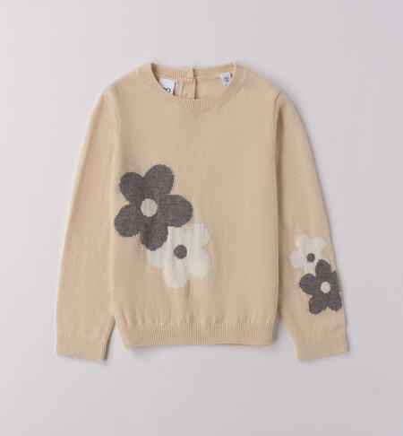 Maglione da bambina ECRU'-0154