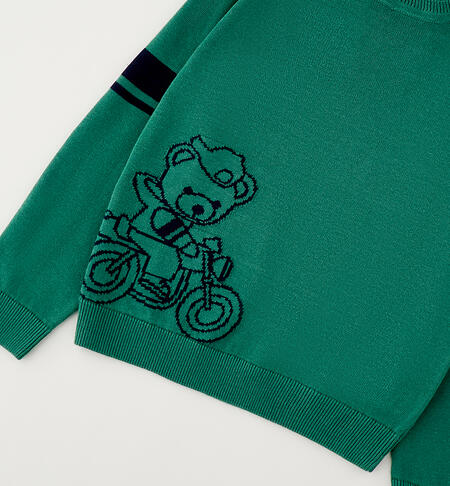 Maglione da bambino VERDE-4734